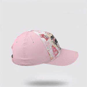 Breast Cancer Baseball Cap Pinky Baking Life Bun Hair Mom All Over Print Cap Breast Cancer Caps 3 m7szfm.jpg