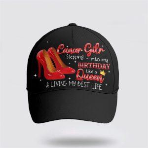 Breast Cancer Baseball Cap, Step Into Birthday&hellip;