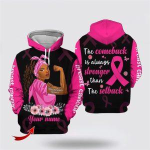 Breast Cancer Hoodie, Personalized Name Breast Cancer&hellip;