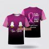 Breast Cancer T Shirts 2023, Breast Cancer Awareness All Over Print T Shirt