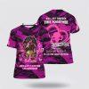 Breast Cancer T Shirts 2023, Breast Cancer Awareness Fight American Flag Pink Black All Over Print T Shirt