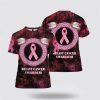 Breast Cancer T Shirts 2023, Butterfly Breast Cancer Pink Ribbon All Over Print T Shirt, Breast Cancer Awareness Shirts