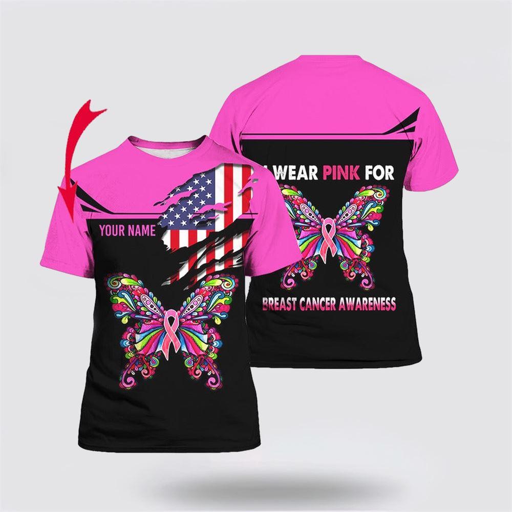 Breast Cancer T Shirts 2023, Custom Breast Cancer Awareness Pink Ribbon All Over Print T Shirt, Breast Cancer Awareness Shirts