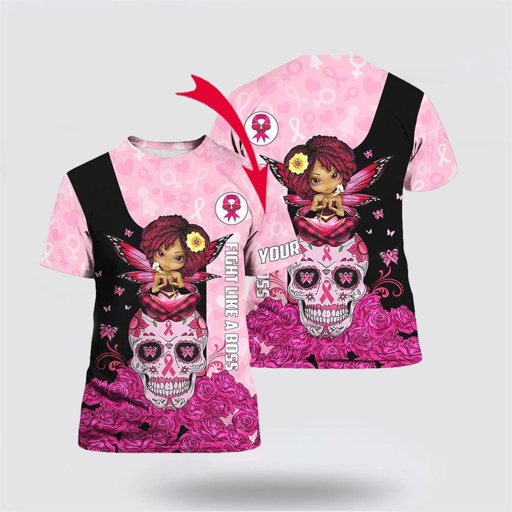 Breast Cancer T Shirts 2023, Customized Breast Cancer Rose Skull Angel All Over Print T Shirt, Breast Cancer Awareness Shirts Breast Cancer T Shirts 2023, Customized Breast Cancer Rose Skull Angel All Over Print T Shirt, Breast Cancer Awareness Shirts