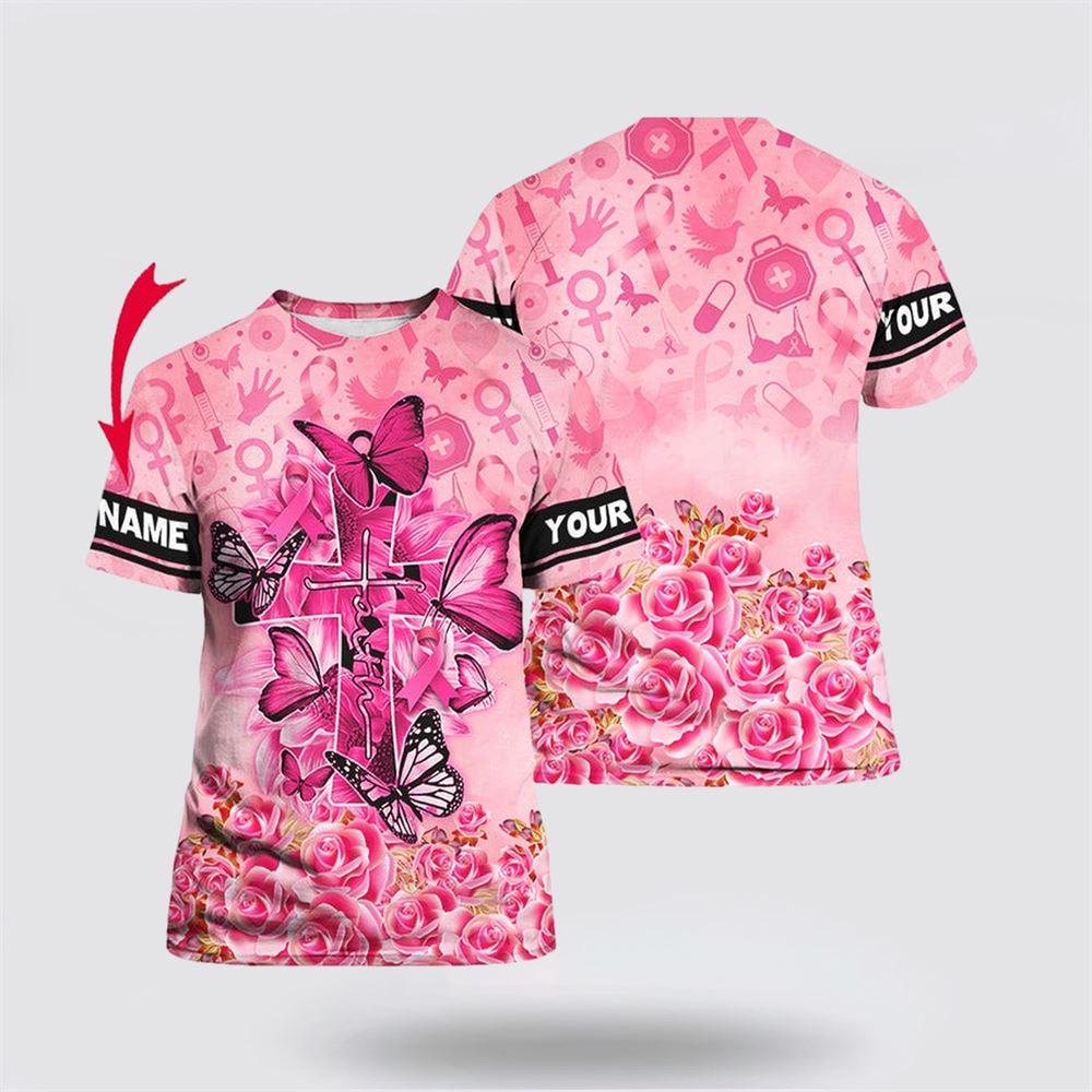 Breast Cancer T Shirts 2023, Personalized Name Breast Cancer Faith All Over Print T Shirt, Breast Cancer Awareness Shirts Breast Cancer T Shirts 2023, Personalized Name Breast Cancer Faith All Over Print T Shirt, Breast Cancer Awareness Shirts