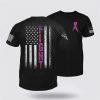Breast Cancer T Shirts 2023, Breast Cancer Warrior All Over Print T Shirt, Breast Cancer Awareness Shirts