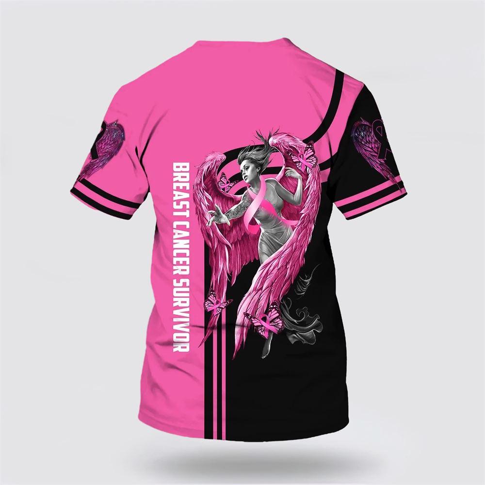 Breast Cancer T Shirts 2023, Custom 3D All Over Print Breast Cancer T Shirt Survivor Gifts, Breast Cancer Awareness Shirts