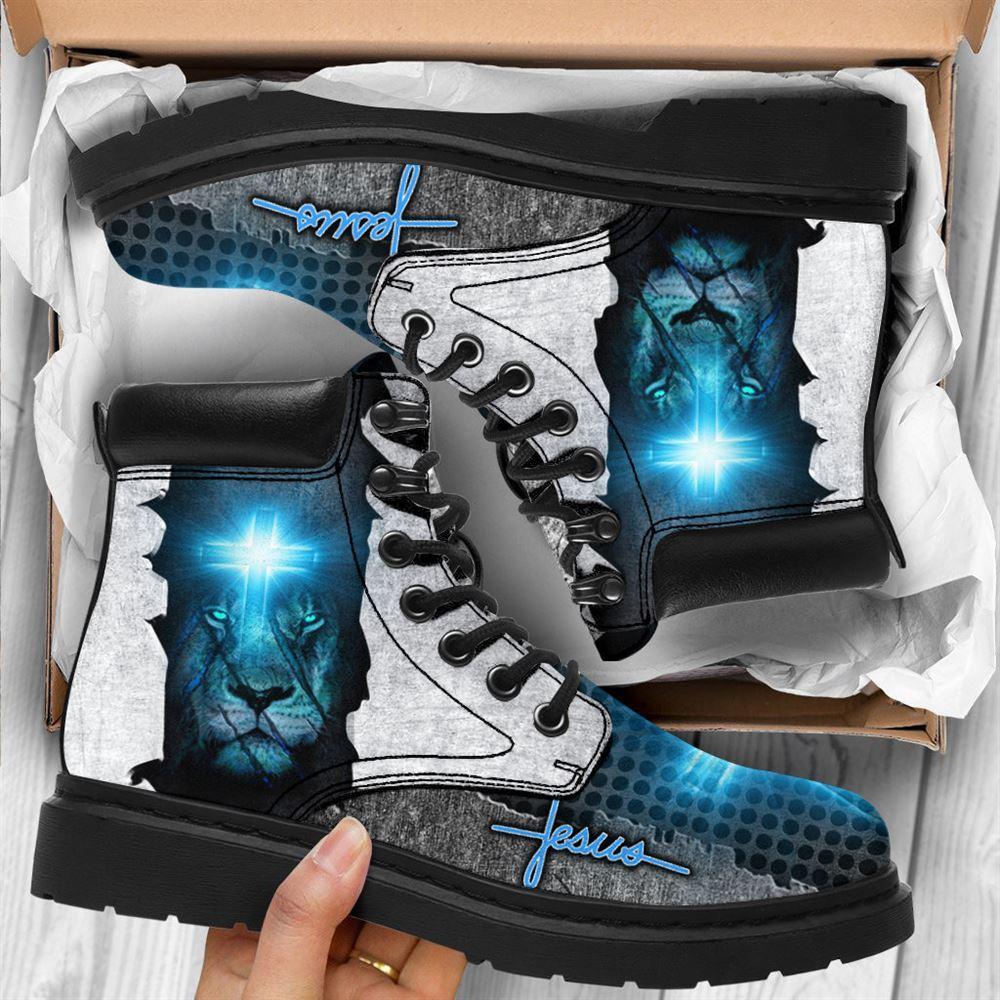 Christian Boots, Jesus Shoes, Christian Print Boots, Christian Fashion Shoes, Jesus Boots