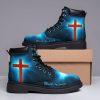 Christian Boots, Jesus Shoes, God Walk By Faith Boots, Jesus Boots