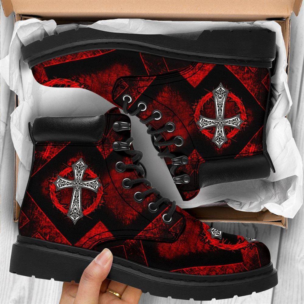 Christian Boots, Jesus Shoes, Jesus Art Boots, Christian Fashion Shoes, Jesus Boots