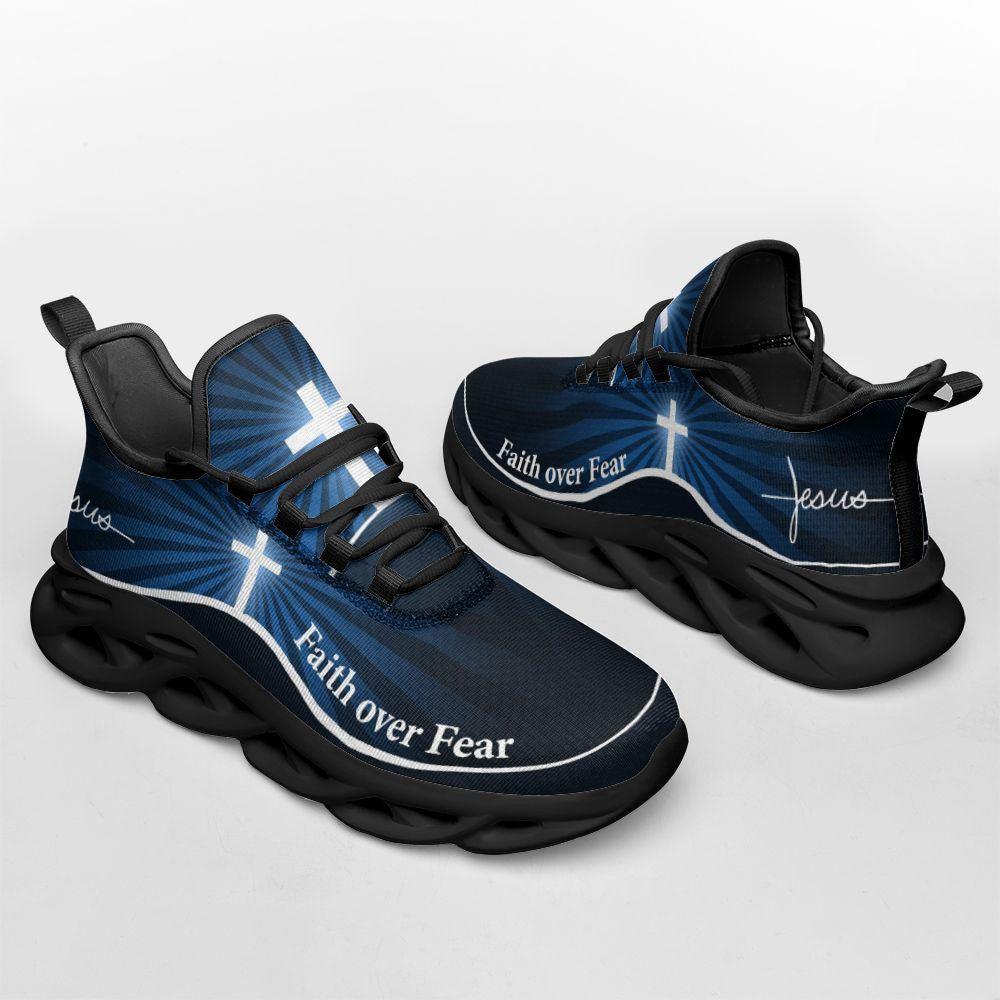 Christian Soul Shoes, Max Soul Shoes, Jesus Faith Over Fear Running Sneakers Blue Max Soul Shoes, Jesus Shoes, Jesus Christ Shoes Christian Soul Shoes, Max Soul Shoes, Jesus Faith Over Fear Running Sneakers Blue Max Soul Shoes, Jesus Shoes, Jesus Christ Shoes