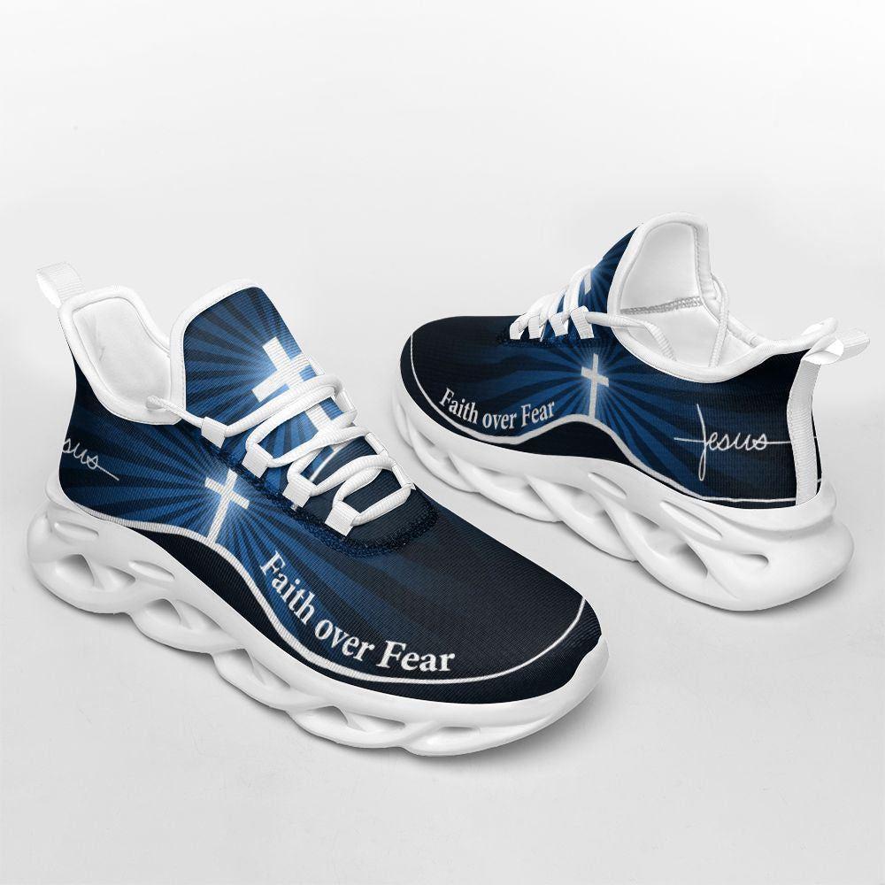 Christian Soul Shoes, Max Soul Shoes, Jesus Faith Over Fear Running Sneakers Blue Max Soul Shoes, Jesus Shoes, Jesus Christ Shoes Christian Soul Shoes, Max Soul Shoes, Jesus Faith Over Fear Running Sneakers Blue Max Soul Shoes, Jesus Shoes, Jesus Christ Shoes