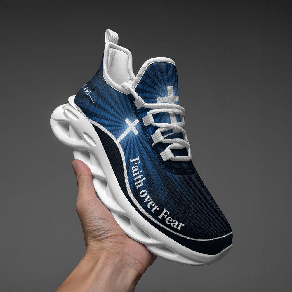 Christian Soul Shoes, Max Soul Shoes, Jesus Faith Over Fear Running Sneakers Blue Max Soul Shoes, Jesus Shoes, Jesus Christ Shoes Christian Soul Shoes, Max Soul Shoes, Jesus Faith Over Fear Running Sneakers Blue Max Soul Shoes, Jesus Shoes, Jesus Christ Shoes
