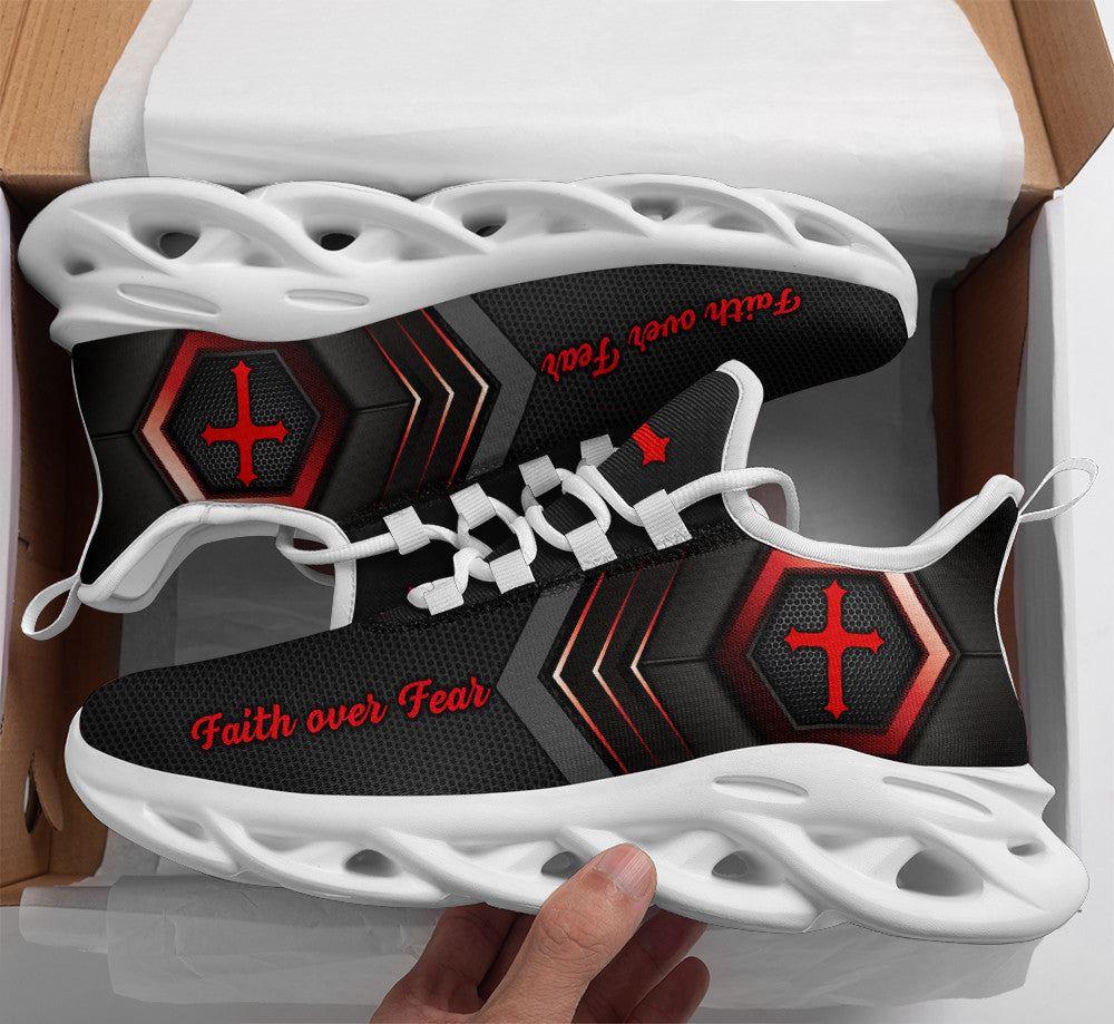 Christian Soul Shoes, Max Soul Shoes, Jesus Faith Over Fear Running Sneakers Red Black Max Soul Shoes, Jesus Shoes, Jesus Christ Shoes Christian Soul Shoes, Max Soul Shoes, Jesus Faith Over Fear Running Sneakers Red Black Max Soul Shoes, Jesus Shoes, Jesus Christ Shoes