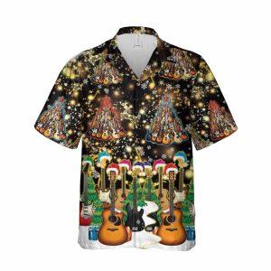 Christmas Hawaiian Shirt, Acoustic Guitar Set Christmas&hellip;