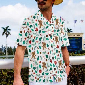 Christmas Hawaiian Shirt Christmas Bigfoot Sasquatch Pattern Hawaiian Shirt Xmas Hawaiian Shirts 4 bkbvae.jpg