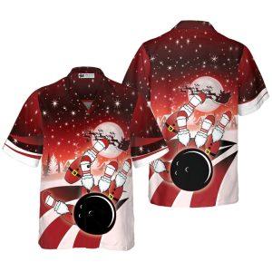 Christmas Hawaiian Shirt, Christmas Bowling Shirt Short&hellip;