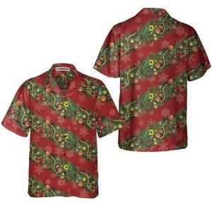 Christmas Hawaiian Shirt, Christmas Decorations With Snowflakes&hellip;