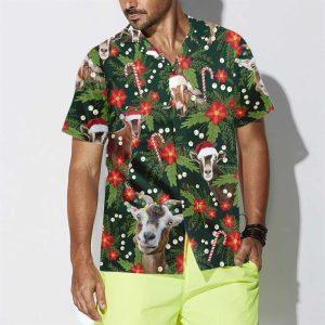 Christmas Hawaiian Shirt Christmas Goat With Poinsettia Flower Hawaiian Shirt Xmas Hawaiian Shirts 4 zdkby1.jpg