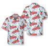Christmas Hawaiian Shirt, Christmas Musical Instruments Pattern Hawaiian Shirt, Xmas Hawaiian Shirts