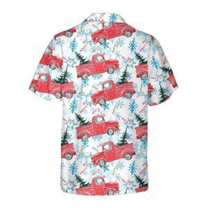 Christmas Hawaiian Shirt, Christmas Red Retro Truck&hellip;