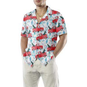 Christmas Hawaiian Shirt Christmas Red Retro Truck With Candy Cane Hawaiian Shirt Xmas Hawaiian Shirts 5 certcn.jpg