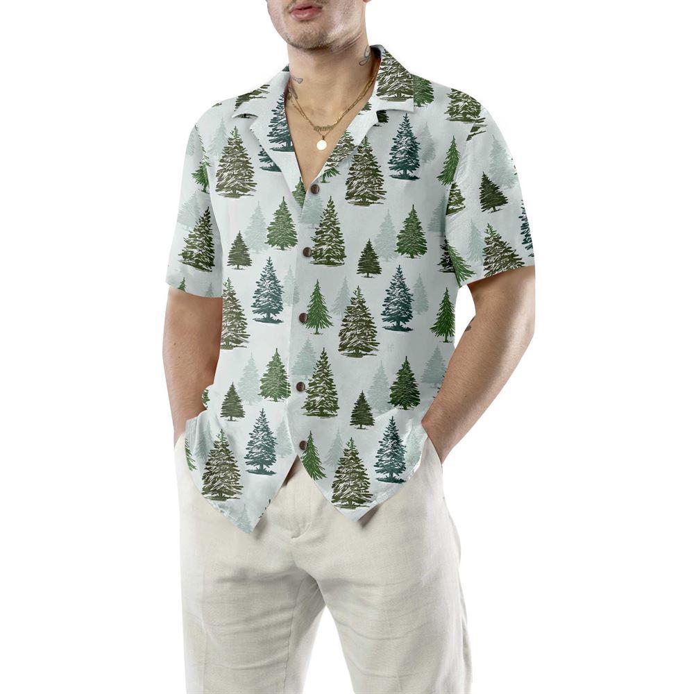 Christmas Hawaiian Shirt, Christmas Tree Pattern Shirt For Men Christmas Hawaiian Shirt, Xmas Hawaiian Shirts
