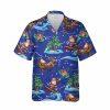 Christmas Hawaiian Shirt, Christmas Trombone Set Hawaiian Shirt, Xmas Hawaiian Shirts