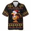 Christmas Hawaiian Shirt, Christmas Tropical Sea Santa Clause Surfing Hawaiian Shirt, Xmas Hawaiian Shirts
