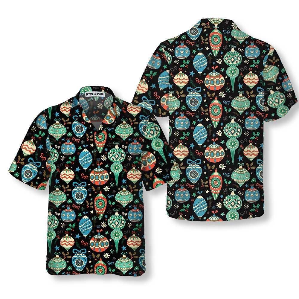 Christmas Hawaiian Shirt, Colorful Christmas Balls Hawaiian Shirt, Xmas Hawaiian Shirts