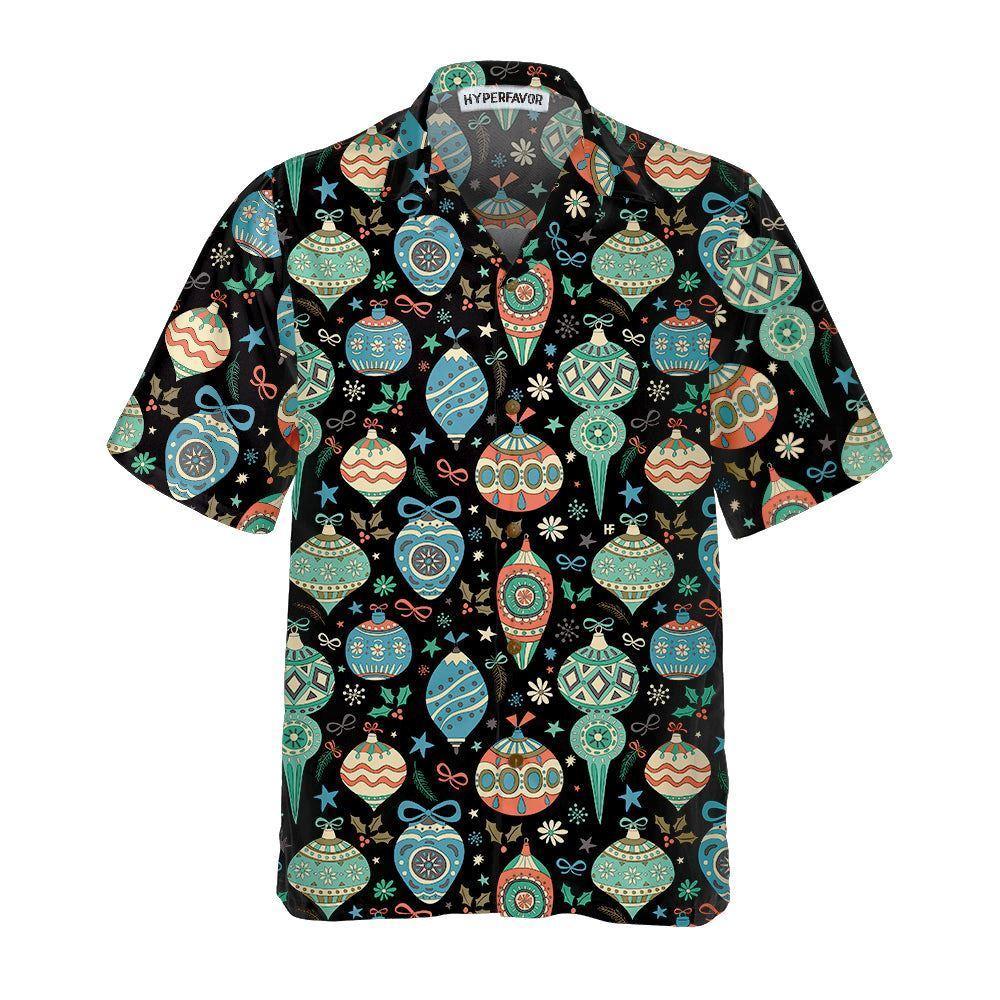 Christmas Hawaiian Shirt, Colorful Christmas Balls Hawaiian Shirt, Xmas Hawaiian Shirts