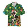 Christmas Hawaiian Shirt, Funny Santa Claus In Aloha Hawaiian Shirt, Xmas Hawaiian Shirts