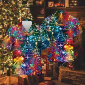 Christmas Hawaiian Shirt Hologram Xmas Tree Unisex Hawaiian Shirt Xmas Hawaiian Shirts 3 yhu5iy.jpg