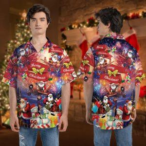Christmas Hawaiian Shirt, Merry Christmas Hawaiian Shirt,&hellip;
