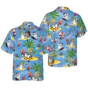Christmas Hawaiian Shirt, Merry Christmas Santa Claus Funny Hawaii Shirt, Xmas Hawaiian Shirts