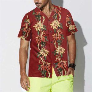 Christmas Hawaiian Shirt Poinsettia Christmas Hawaii Shirt Xmas Hawaiian Shirts 4 esrukl.jpg
