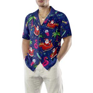Christmas Hawaiian Shirt Santa Flamingo Tropical Pattern Hawaiian Shirt Xmas Hawaiian Shirts 5 iorous.jpg