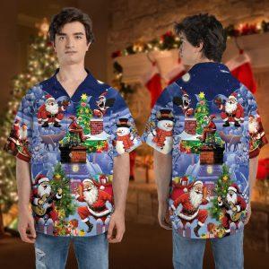 Christmas Hawaiian Shirt, Santa Gift Unisex Hawaiian&hellip;