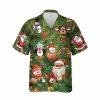 Christmas Hawaiian Shirt, Santa Motorcycle Hawaiian Shirt For Men Womens, Xmas Hawaiian Shirts