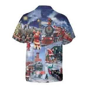 Christmas Hawaiian Shirt, Train To Christmas Hawaiian&hellip;