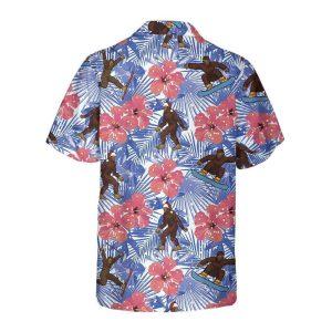 Christmas Hawaiian Shirt, Tropical Christmas Bigfoot Hawaiian&hellip;