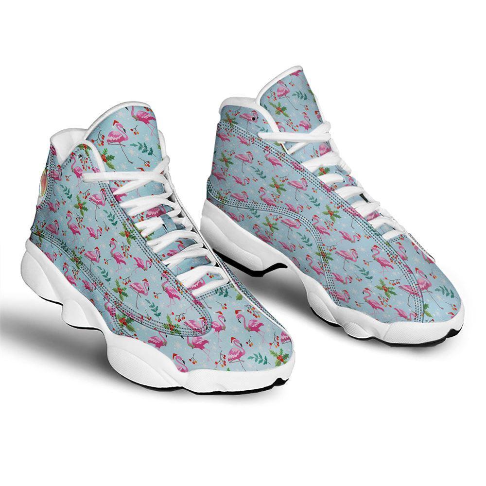 Christmas JD13 Shoes, Christmas Shoes, Christmas Flamingo Pink Print Pattern Jd13 Shoes, Christmas Shoes 2023