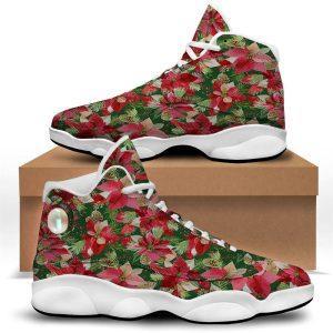 Christmas JD13 Shoes Christmas Shoes Poinsettia Christmas Vintage Print Pattern Jd13 Shoes Christmas Shoes 2023 2 f4zy1h.jpg