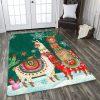 Christmas Rugs, Christmas Area Rugs, Angel Christmas Print Pattern Area Limited Edition Rug, Christmas Floor Mats