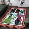 Christmas Rugs, Christmas Area Rugs, Birds Christmas Limited Edition Rug, Christmas Floor Mats
