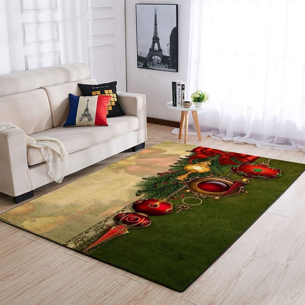 Christmas Rugs, Christmas Area Rugs, Bold In Christmas Vibe Area Limited Edition Rug, Christmas Floor Mats
