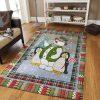 Christmas Rugs, Christmas Area Rugs, Candy Cane Comforts With Christmas Night Limited Edition Rug, Christmas Floor Mats