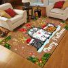 Christmas Rugs, Christmas Area Rugs, Cats Wish You Merry Christmas Rectangle Limited Edition Rug, Christmas Floor Mats