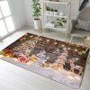 Christmas Rugs, Christmas Area Rugs, Cats Wish You Merry Christmas Rectangle Limited Edition Rug, Christmas Floor Mats
