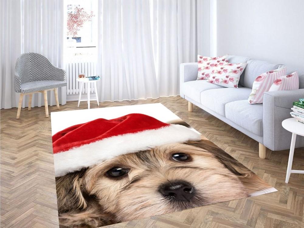 Christmas Rugs, Christmas Area Rugs, Christmas Dog Living Room Modern Carpet Rug, Christmas Floor Mats